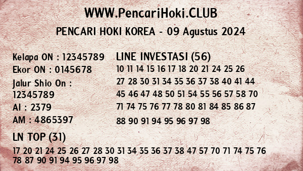 Prediksi Korea