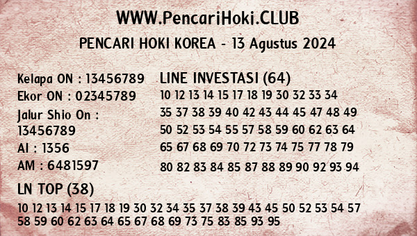 Prediksi Korea