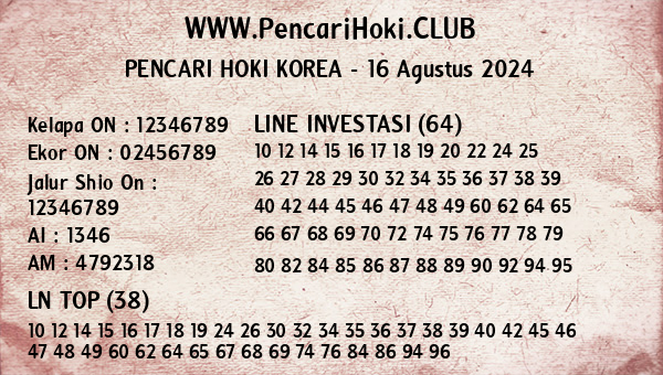 Prediksi Korea