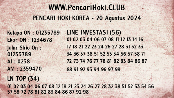 Prediksi Korea