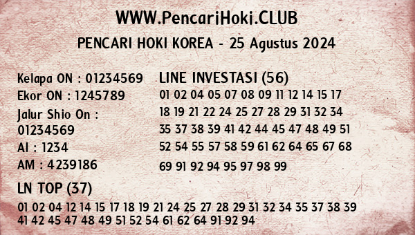 Prediksi Korea