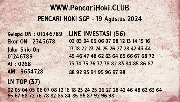 Prediksi SGP