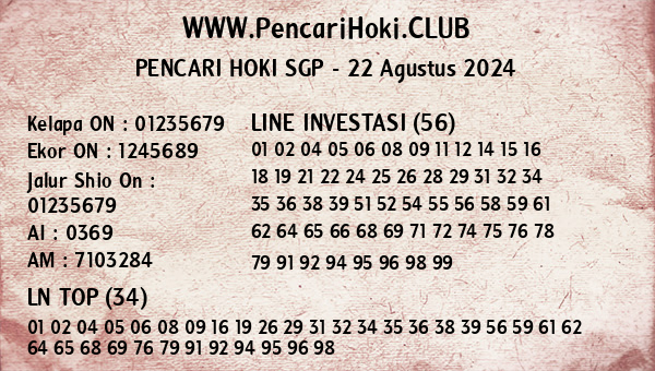 Prediksi SGP