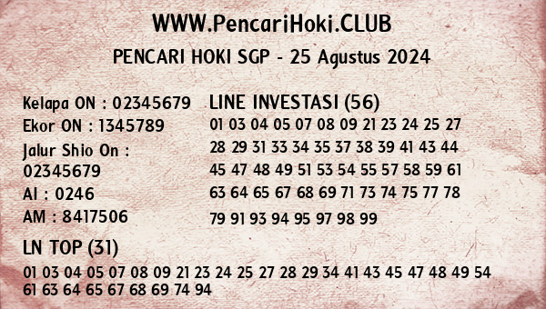 Prediksi SGP