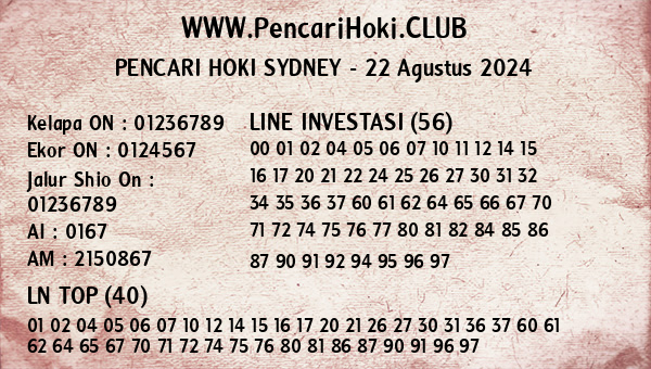 Prediksi Sydney